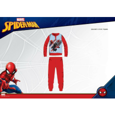 Marvel Téli pamut interlock gyerek pizsama - Pókember - piros - 140
