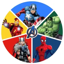  Marvel témájú tortaostya,tortalap sütés és főzés