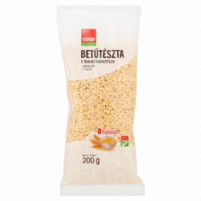 MARY-KER PASTA KFT Cоор betűtészta 8 tojásos száraztészta 200 g alapvető élelmiszer