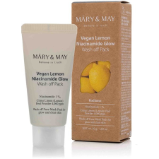MARY & MAY Lemon Niacinamide Glow Wash Off Pack 30 g arcpakolás, arcmaszk