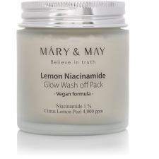 MARY & MAY MARY AND MAY Lemon Niacinamide Glow Wash off Pack 125g arcpakolás, arcmaszk