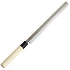 Masahiro Bessen Takohiki 24 cm-es egyoldalas sushi acél kés kés és bárd