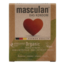  MASCULAN ÓVSZER ORGANIC VEGÁN 3DB óvszer