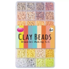 Masen Toys Agyaggyöngy készlet karkötő készítéshez - pasztell színű
