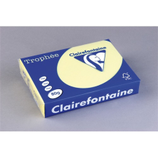  Másolópapír színes Clairefontaine Trophée A/4 80g pasztell kanárisárga 500 ív/csomag (1977) fénymásolópapír