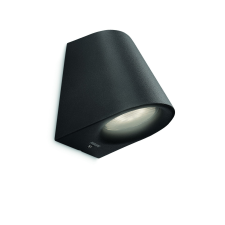 Massive - Philips Massive-Philips 17287/30/16 Virga wall lantern LED black 1x4W S kültéri világítás