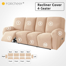  Masszázsfotel Huzat (enyhén vízlepergető, 4 üléses, bézs) lakástextília