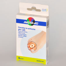 MASTER-AID FOOTCARE TYUKSZEMTAPASZ HABSZIVACS 9X gyógyászati segédeszköz