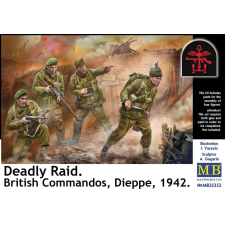  Master Box Deadly Raid. British Commandos, Dieppe, 1942 1:35 (35252) makett