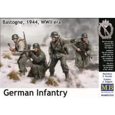  Master Box German Infantry. Bastogne, 1944, WWII era 1:35 (35254) makett
