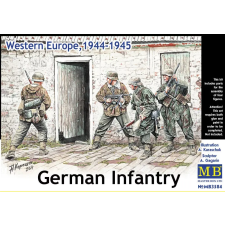  Master Box German Infantry, Western Europe, 1944-45 1:35 (MB3584) makett