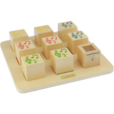 Masterkidz Montessori fa szenzoros fejlesztő kockák egyéb bébijáték