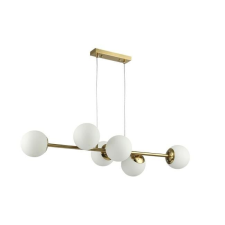MasterLED Bali csillár 0030-LVT, 6xE27, arany+fehér, IP20, Masterled világítás