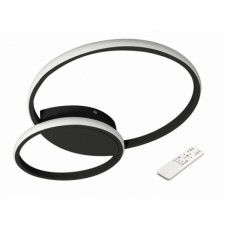 MasterLED Galaxis Phoenix 60 W-os, 48x35 cm fekete LED távirányítós mennyezeti lámpa világítás