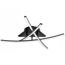 MasterLED Geometrikus mennyezeti lámpa PLAFON LED csillár MODENA LORIA 29W 4000K fekete világítás