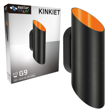 MasterLED Lampa Ścienna Reflektor Kinkiet Spot G9 Czarny Złoty Larona Masterled világítás