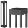 MasterLED Lampa Ogrodowa Słupek Zewnętrzny Stojący GX53 Czarny 120° IP54 60cm Lemo Masterled