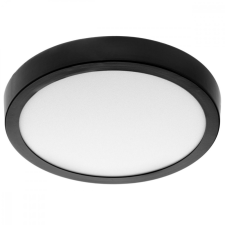 MasterLED LED mennyezeti lámpa 2x E27 SOLEN mikrohullámú érzékelővel, kerek fekete világítás