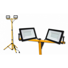  MasterLed TIGA 2*50 W-os hidegfehér LED reflektor, dupla állvány kültéri világítás