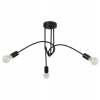 MasterLED Żyrandol Lampa Oprawa Wisząca Sufitowa Dekoracyjny 3x E27 Czarny Nido Masterled