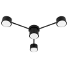 MasterLED Żyrandol Lampa Oprawa Wisząca Sufitowa Dekoracyjny 4x GX53 Czarny Guliver Masterled