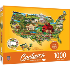 MasterPieces 1000 db-os puzzle - Contours - America the beautiful (71959) puzzle, kirakós