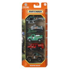 Matchbox 5 DARABOS FÉM MBX ERDŐTŰZ MENTÉS 1:64 MÉRETARÁNYBAN autópálya és játékautó