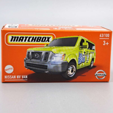 Matchbox Nissan NV VAN 1:64 Matchbox sárga makett