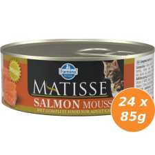 Matisse konzerv Mousse Lazac 24x85g macskaeledel