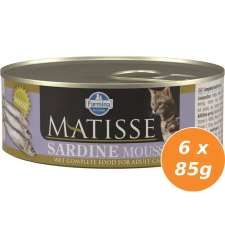 Matisse konzerv Mousse Szardínia 6x85g macskaeledel