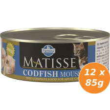 Matisse konzerv Mousse Tőkehal 12x85g macskaeledel
