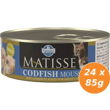 Matisse konzerv Mousse Tőkehal 24x85g macskaeledel