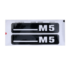  Matrica készlet MOGA 21x105mm taposólemez oldaldekni Hercules M5 mopedhez információs címke