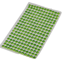  Matrica öntapadós gyönggyel zöld dekorációs kellék