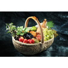  Matrica tapéta Gyümölcskosár, 250 x 150 cm tapéta, díszléc és más dekoráció