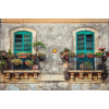  Matrica tapéta Vintage erkélyek, 400 x 250 cm