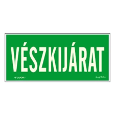. Matrica Vészkijárat zöld "F" információs címke