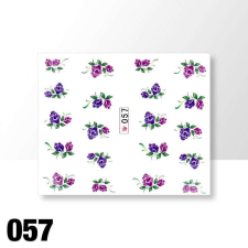  Matrica - Virág - 057 körömdíszítő