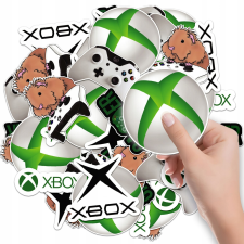 MATRICÁK JEGYZETFÜZET MATRICA KARAKTEREKKEL KONZOL XBOX MINTÁK 6 DB matrica