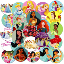  MATRICÁK JEGYZETFÜZETEKHEZ MATRICÁK KARAKTEREK KÖR HERCEGNŐK MINTÁKKAL 23EL matrica