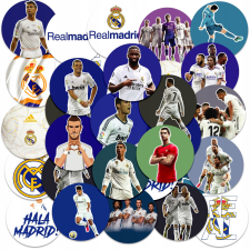 MATRICÁK KARAKTER MATRICA KERÉK MADRID FUTBALL MINTÁK 23EL matrica