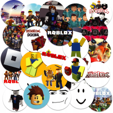 MATRICÁK KARAKTER MATRICA KÖR ROBLOX MINTÁK 23EL matrica