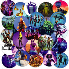 MATRICÁK NOTEBOOK KARAKTER MATRICA KÖR FORTNITE CSATA MINTÁK 23EL matrica