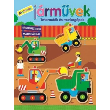 Matricás járművek - Teherautók és munkagépek gyermek- és ifjúsági könyv