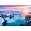  Matricás tapéta Cascada48 Vízesés napkeltekor, 200 x 150 cm