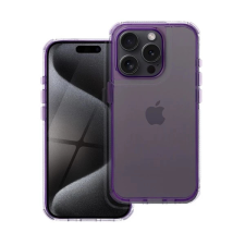 Matrix Apple iPhone 15 Pro hátlap tok kameravédő peremmel lila tok és táska