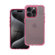 Matrix Apple iPhone 15 Pro Max hátlap tok kameravédő peremmel, rózsaszín tok és táska