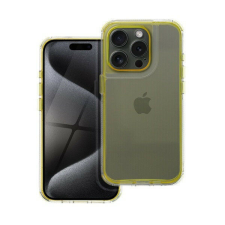 Matrix Apple iPhone 16 hátlap tok kameravédő peremmel, sárga tok és táska