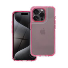 Matrix Apple iPhone 16 Pro hátlap tok kameravédő peremmel rózsaszín tok és táska