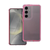 Matrix Samsung Galaxy S22 hátlap tok kameravédő peremmel, rózsaszín